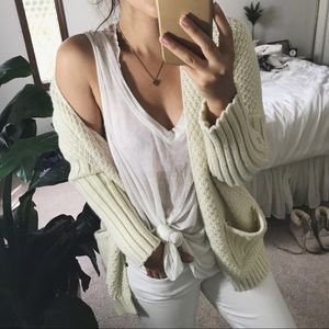 ARUM plush cardigan